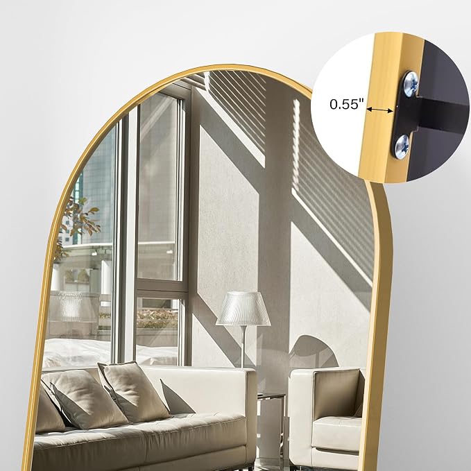 Full Length Mirror, Wall Mirrors Freestanding - Image 5