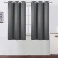 LEMOMO Grey Blackout Curtains 34 x 54 Inch Length/Set of 2 Curtain by Lemomo