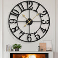 LEIKE Large Wall Clocks for Living Room, Non Ticking, Battery Operated by LEIKEWALLCLOCK