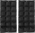ZOENHOU 2 Pack Total 36 Roomy Pockets Vertical Garden Planter, Wall-Hanging by ZOENHOUDIRECT