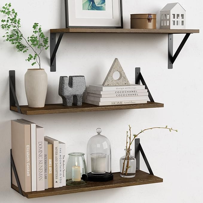 Forbena 24 Inch Long Floating Shelves by Forbena