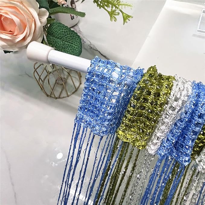ave split Decorative Door String Curtain Wall Panel Fringe Window Room Blind - Image 2
