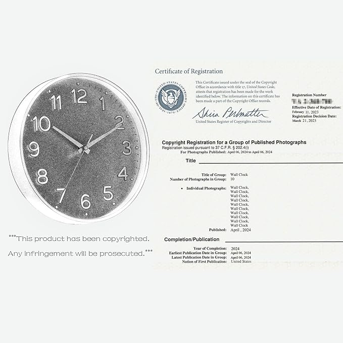 Roymnie Wall Clock Green, Silent Wall Clocks Battery Operated 8 Inch-Modern Non - Image 6