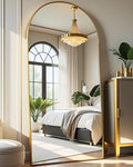 DMWOODFL 71"x26" Arched Full-Length Mirror by DMWOODFL