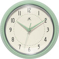 Infinity Instruments Retro Round Metal Wall Clock, Meadow Mist by InfinityInstruments