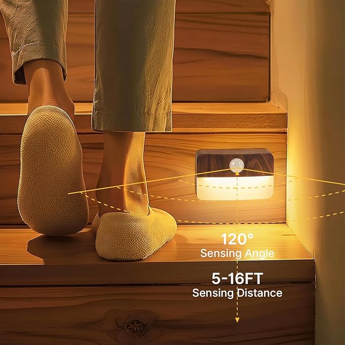 Guankai 8 Pack Motion Sensor Stair Light - Image 2