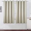 LEMOMO Light Beige Thermal Blackout Curtains/52 x 63 Inch/Set of 2 Panels Room by Lemomo