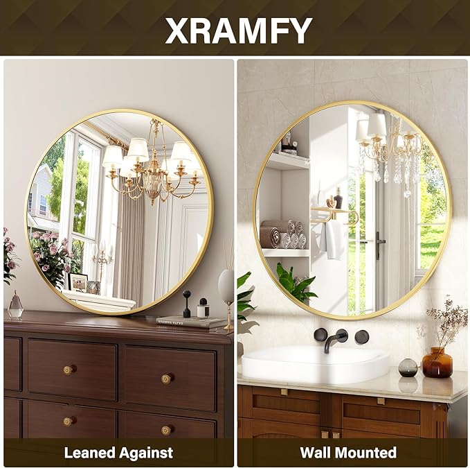 XRAMFY 24 Inch Round Mirror - Image 7