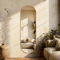Oval Full Length Mirror, Ultra-Clear Explosion-Proof, Simple and Classic Deco by TheiaMo