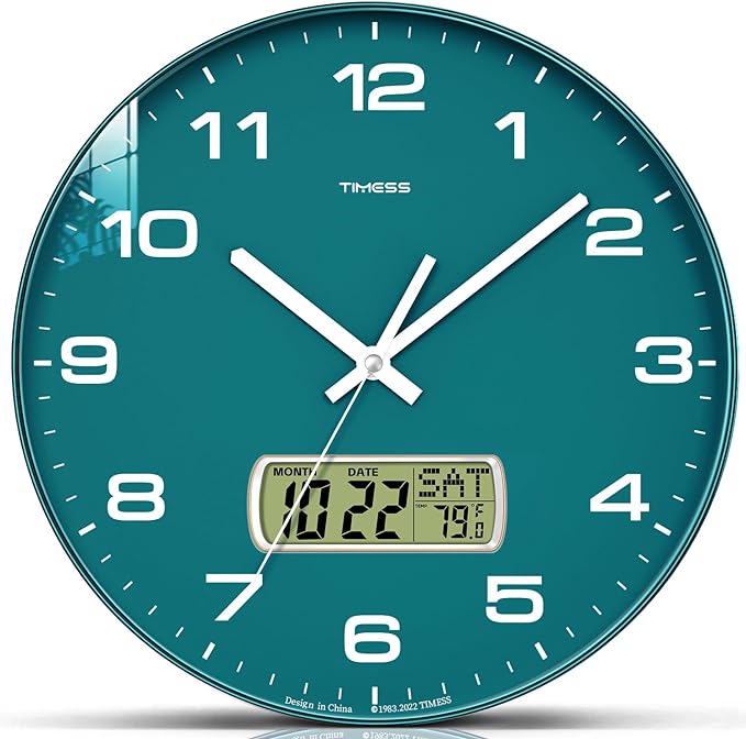TIMESS Wall Clock, Ideal Modern Home, Office Decor by TIMESS