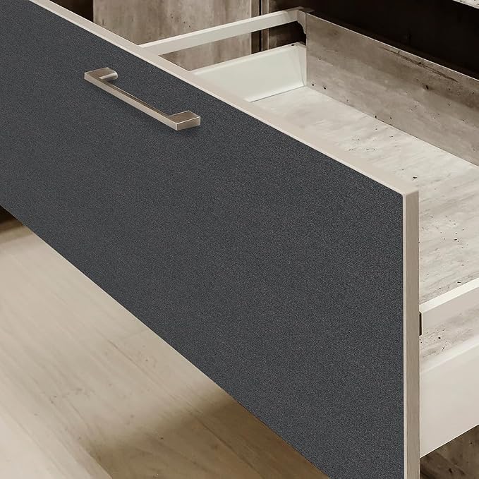 SHUFA Navy Blue Brown Cotton-Like Textured Grasscloth Wallpaper Matte Thick - Image 8