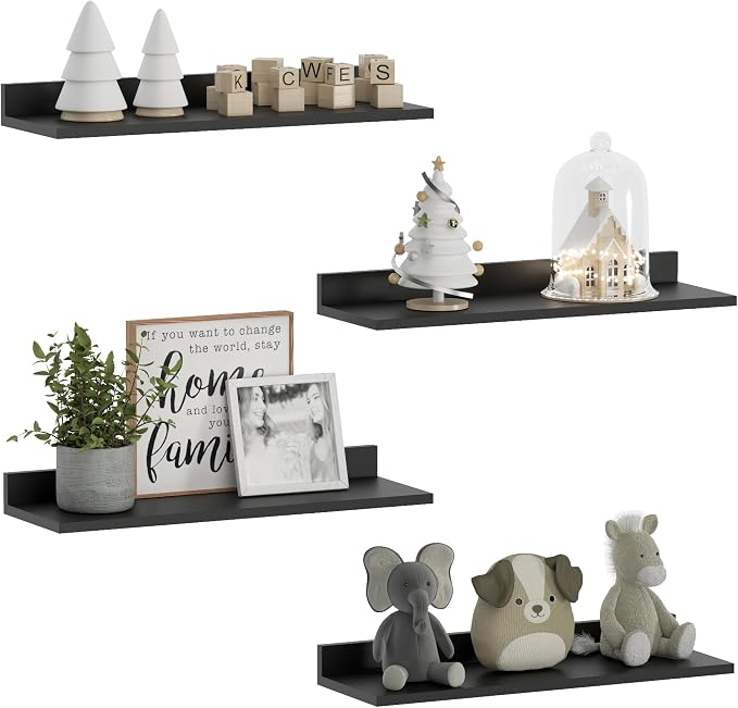 WOPITUES Floating Shelves, Wall Mounted Shelves by WOPITUESOfficial