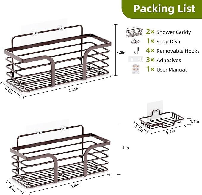 Yougai Shower Caddy, Shower Organizer - Image 2