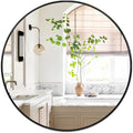 Fabuday Black Circle Mirror for Wall Decor 18 Inch by Fabuday