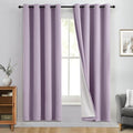 Yakamok 100% Blackout Curtain Panels 72 inches Cold and Light Blocking Drapes by Yakamok