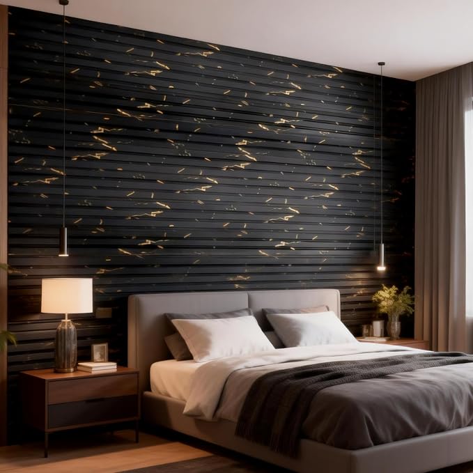 16 Pack Faux Marble Slat Wall Panels - Image 8
