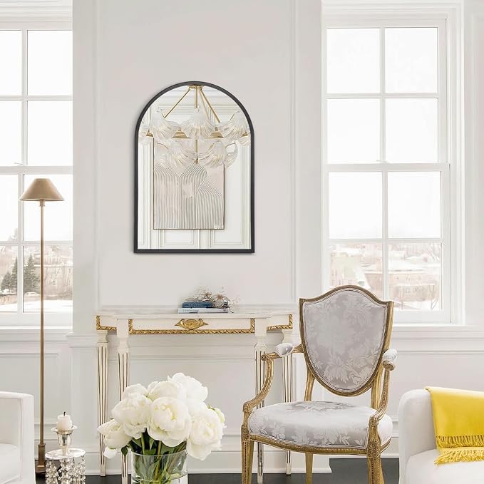 Arch Bathroom Mirror, Wall Mounted Mirror, Living Room 20"x16" - Image 5