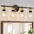 MOKATNG Bathroom Light Fixtures, 4-Light Coastal Vanity Lights by Bathroomlightfixtures