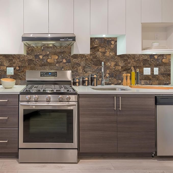 StyloVue 100 Pieces Peel and Stick Backsplash - Image 2