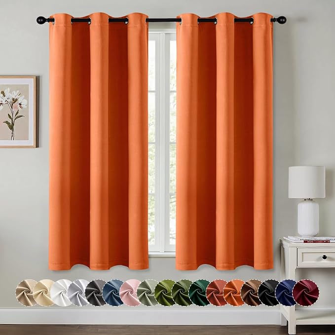 MIULEE Blackout Curtains for Bedroom Living Room 2 Panels, Thermal Insulated by MIULEE