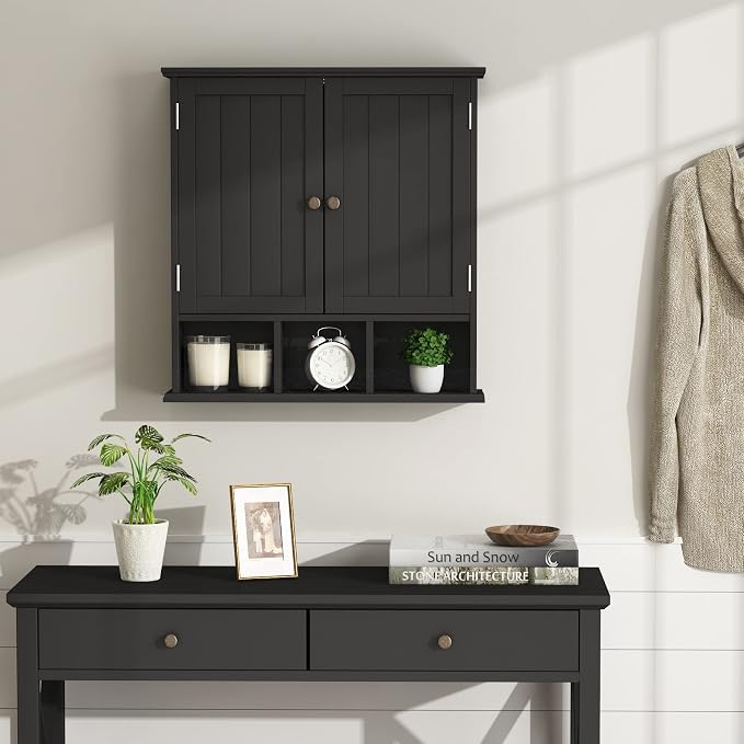 ChooChoo Bathroom Cabinet Wall Mounted 2-Door - Image 4