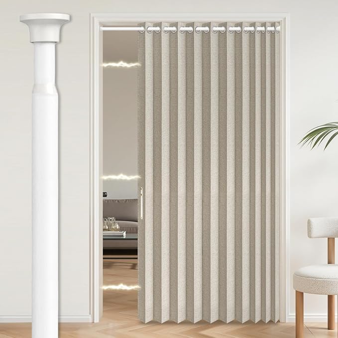AJAZZ Blackout Accordion Door Curtain - Image 9