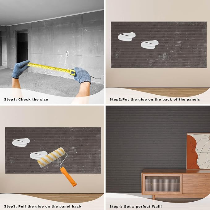 3D Wall Panels - 1PCS 7.9"x11.8" Faux Stone Wall Covering - MCM Modified Clay - Image 4