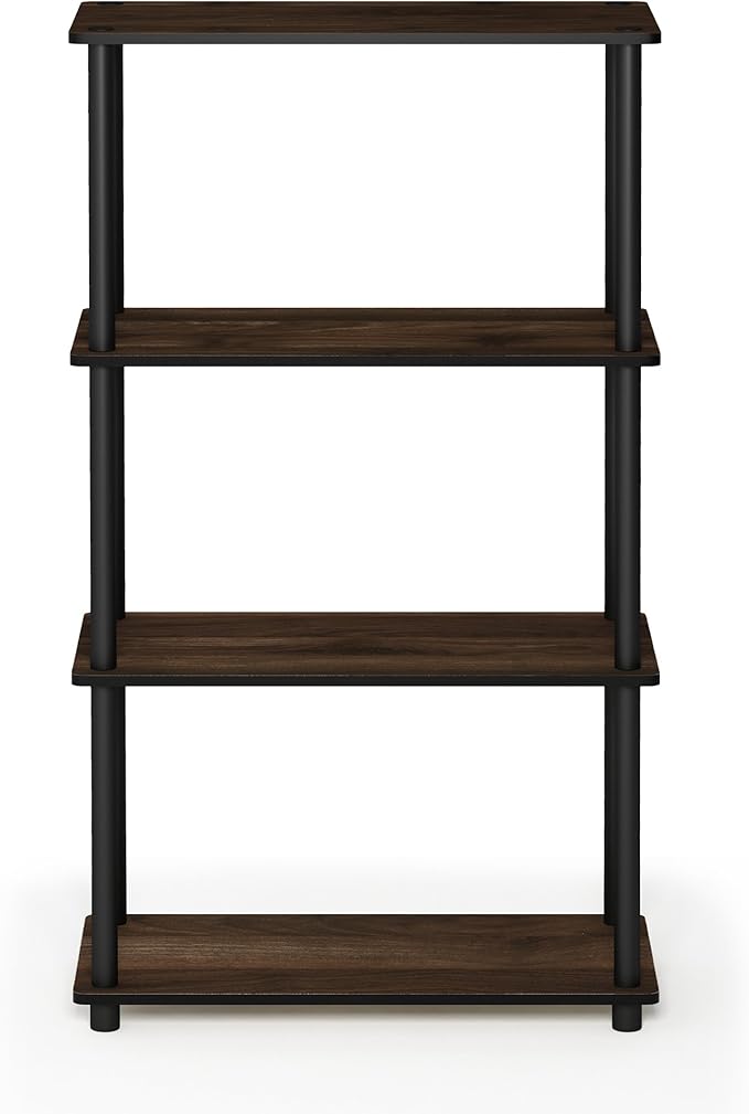 Furinno Turn-N-Tube 4-Tier Multipurpose Shelf Display Rack, Round Tubes - Image 4