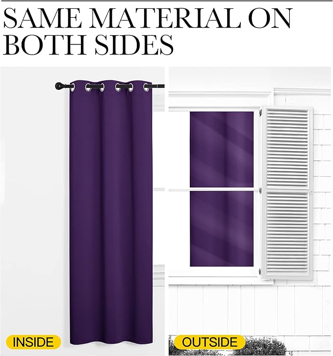 NICETOWN Thick Blackout Curtain and Drapes - Image 5