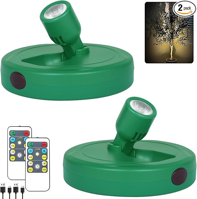 HAMVIDNE LED Spotlight, Rechargeable Battery Picture Lights, Uplighting Indoor by HAMVIDNE