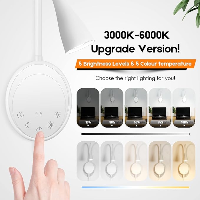 SANKEDOU LED Wall Mount Reading Light, Bedside Reading Lights - Image 3