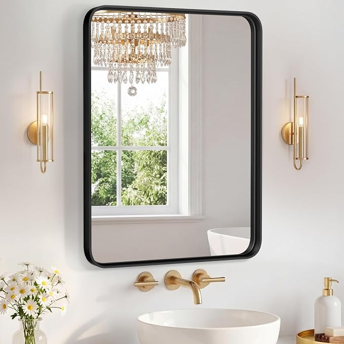 NEWBULIG 24X30 Inch Bathroom Mirror by NEWBULIG