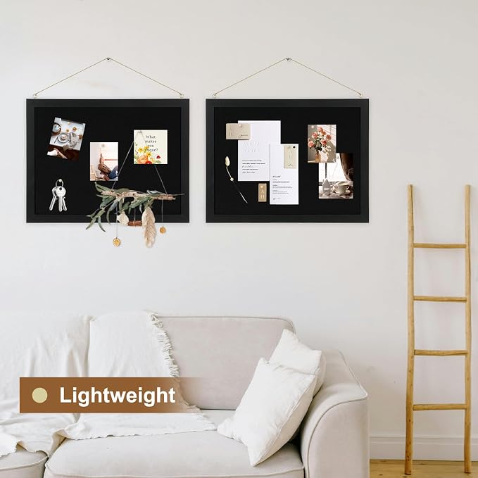 2-Pack Double-sided Black Cork Board - Image 6