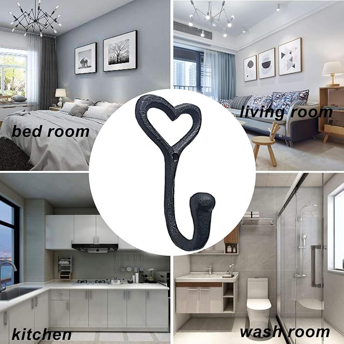 ZEYU Heavy Duty Coat Hooks - Image 7