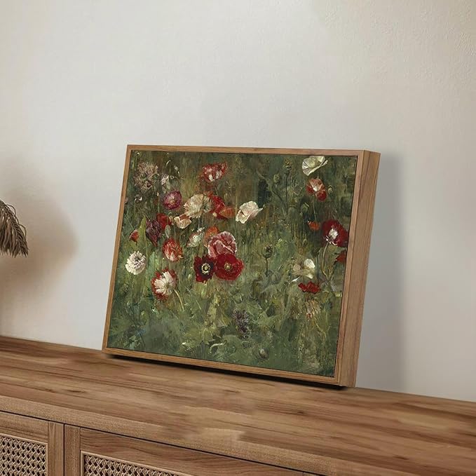 OIQArtOIQ Vintage Landscape Canvas Wall Art Framed Natural Scenery Painting - Image 6