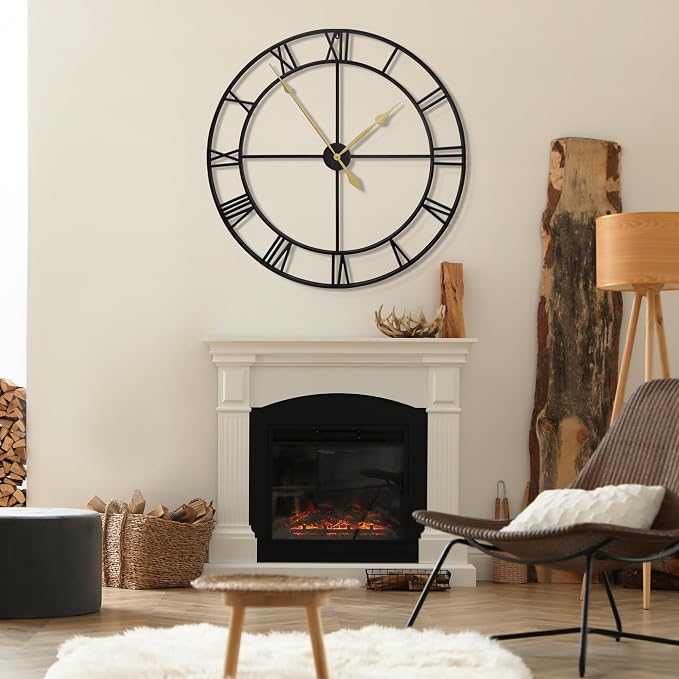 LEIKE 80CM Extra Large Wall Clock - Image 2