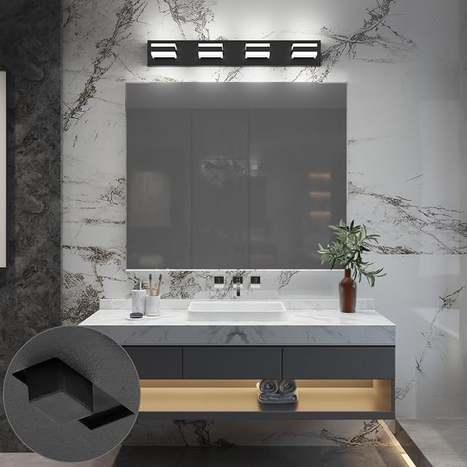 SOLFART 4 Lights Bathroom Vanity Lighting Over Mirror, 5 Color Temperature - Image 7