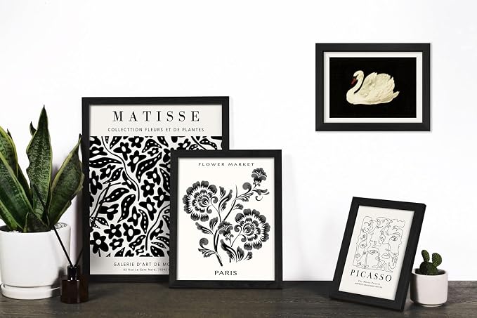 ANERZA 16 PCS Framed Black and White Wall Art Decor, Matisse Abstract Wall - Image 5