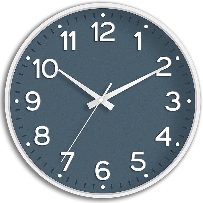 Roymnie Wall Clock 12 Inch Silent Wall Clocks Battery Operated- Modern Non by Unknown