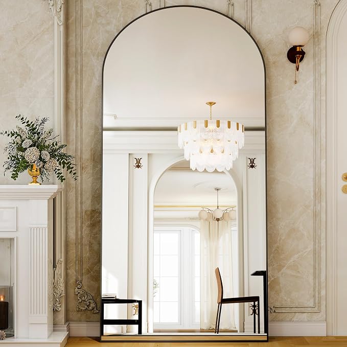 GLSLAND-77 x38 Arched Full Length Mirror - Image 8