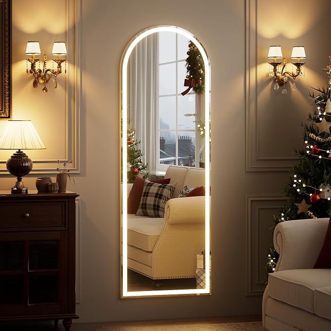 Easly 21"x56" Arched Full Length Mirror - Image 9