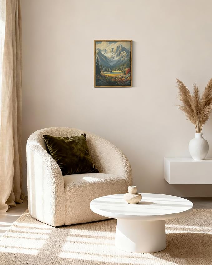 InSimSea Framed Canvas Wall Art, Vintage National Park Art - Image 7