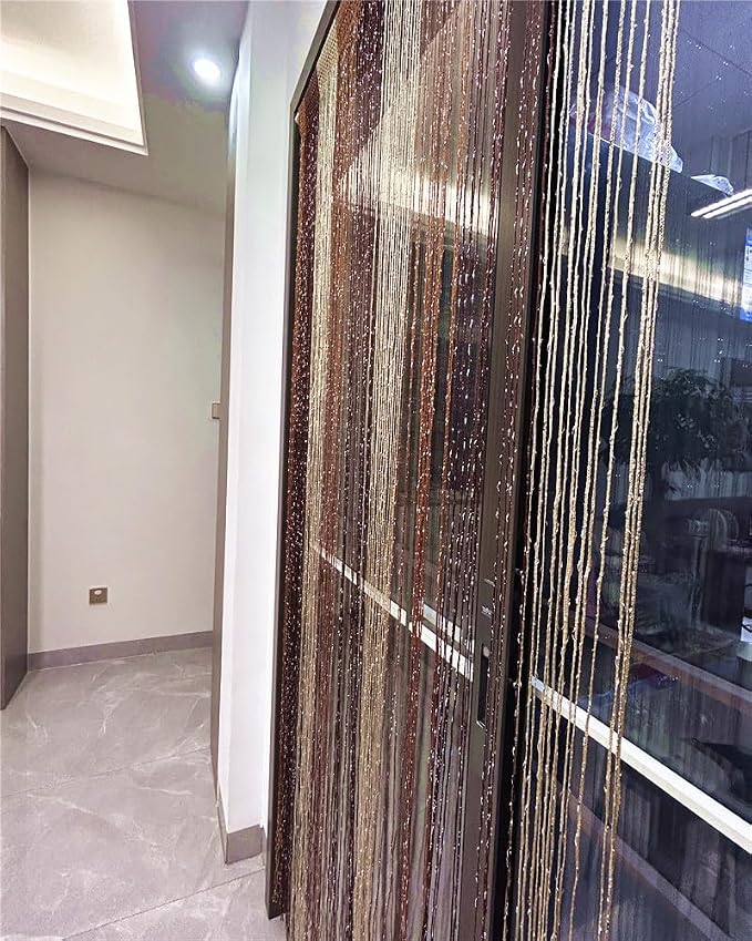 ave split Decorative Door String Curtain Wall Panel Fringe Window Room Divider - Image 5
