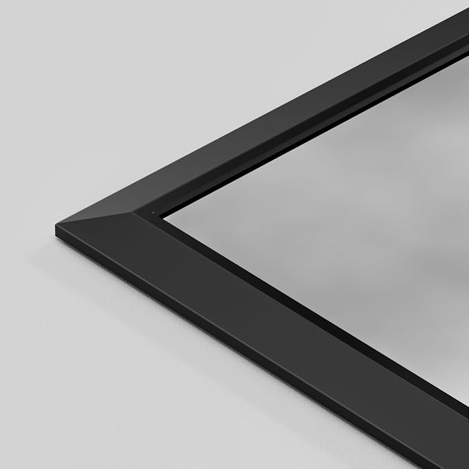 Briivue 55.1x30.1 Inch Black Bathroom Mirror - Image 9