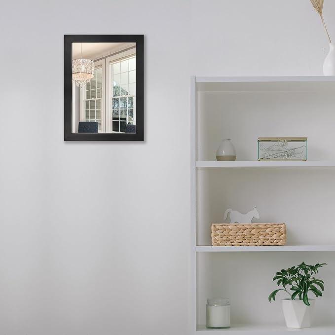 BOMINICA Rectangular Wall Mirror Framed Decorative Mirror 12” x 16” - Image 2