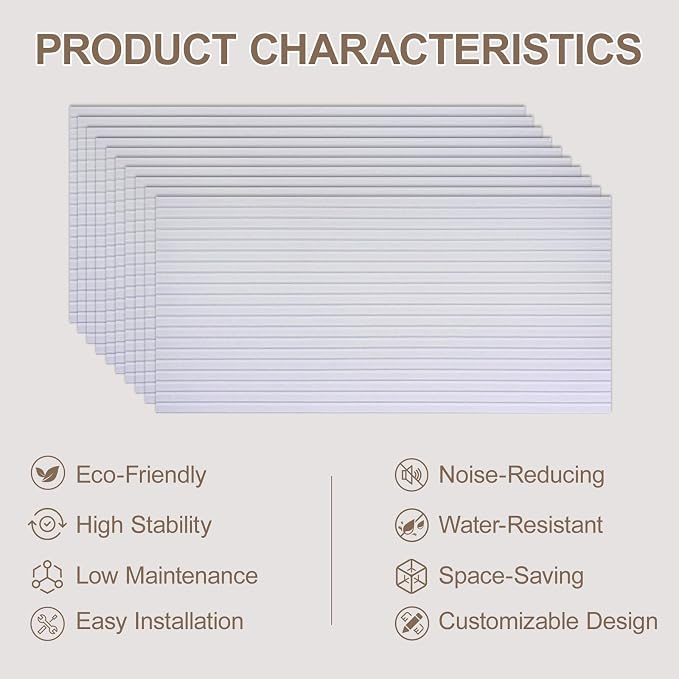 10Pack Large Acoustic Panels, Self-Adhesive Sound Panels Noise Reducing - Image 7