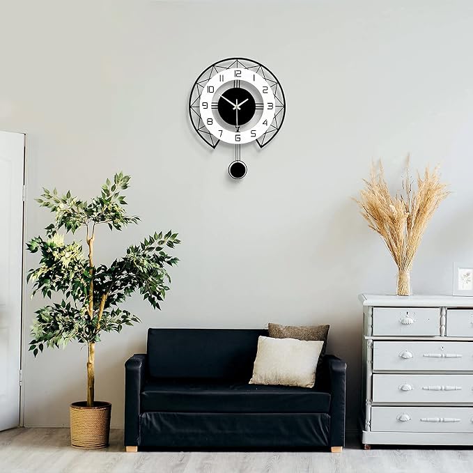 Large Wall Clock for Living Room Decor Modern Silent Pendulum Wall Clock for - Image 7
