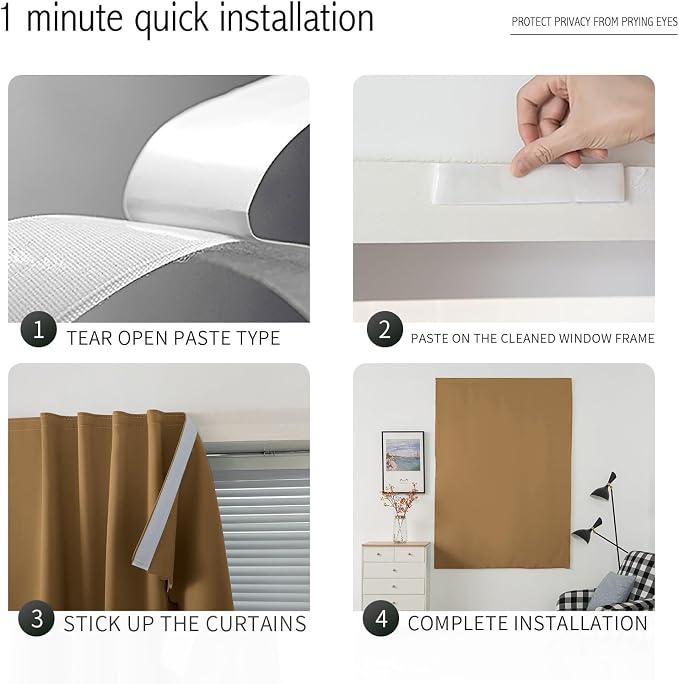 Instant Blackout Window Curtain - Image 4