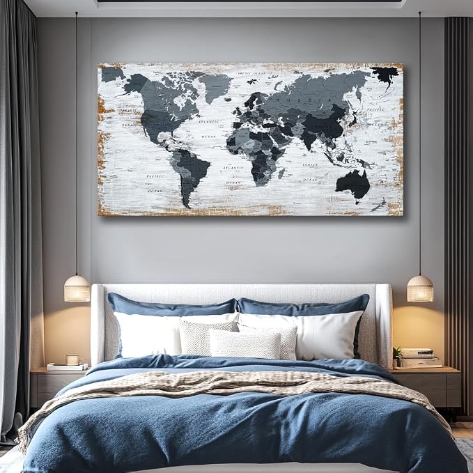 Canvas Wall Art Black Wall Decor Office Pictures - Image 8