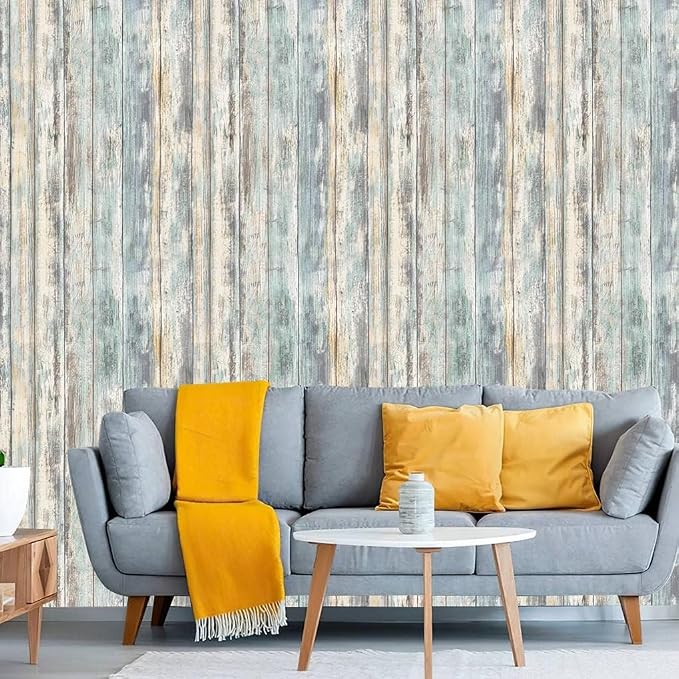 Arthome Rustic Wood Contact Paper Peel and Stick Self-Adhesive Wallpaper - Image 5